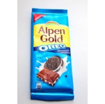 Шоколад "Альпенгольд с Орео" 90гр